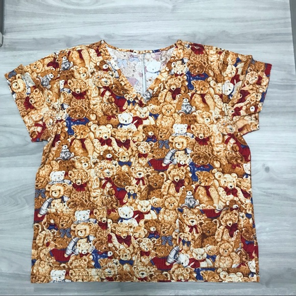 American Apparel Tops - 🔥SALE🔥 Bear Scrub Top
